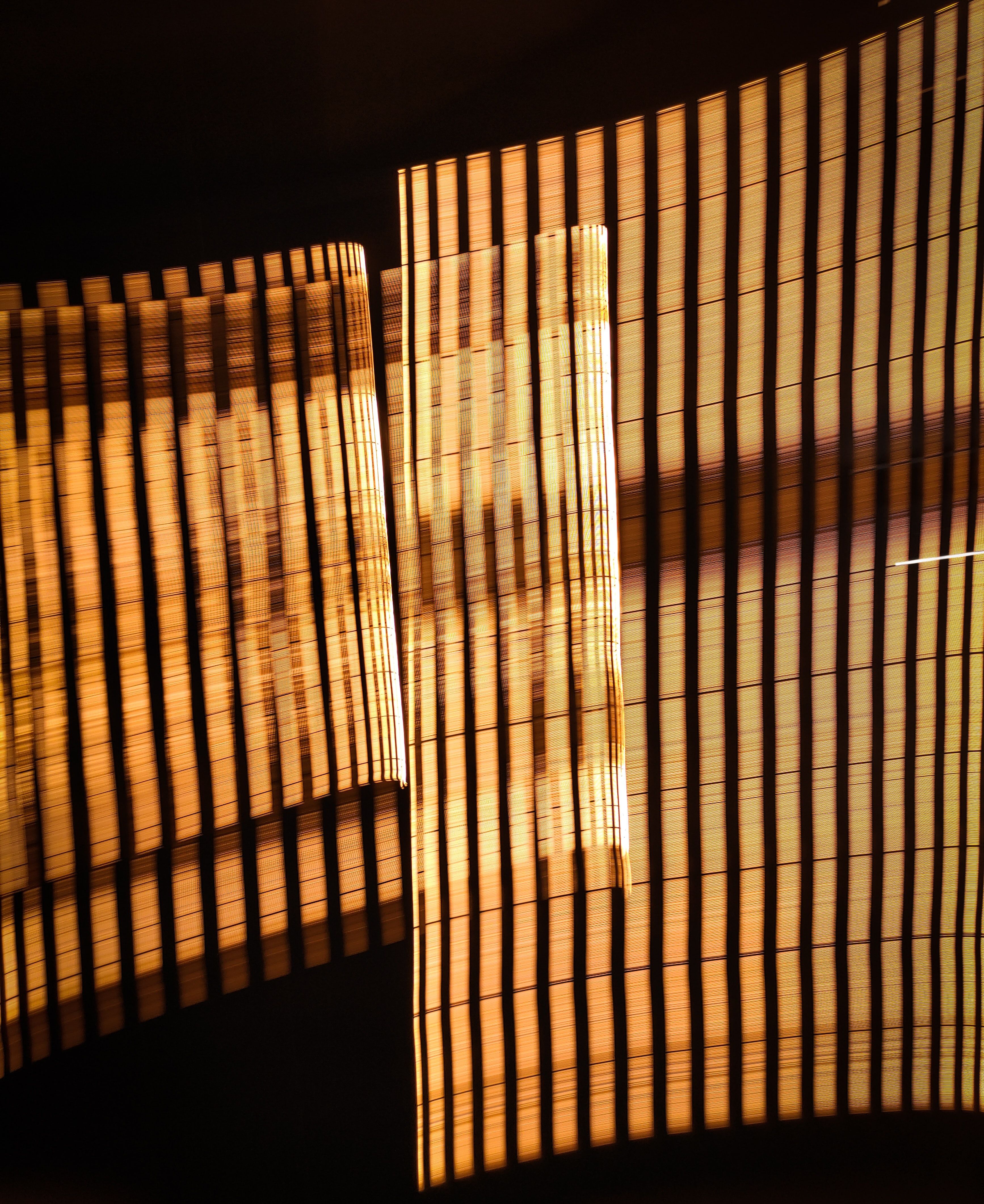 Warm golden light patterns