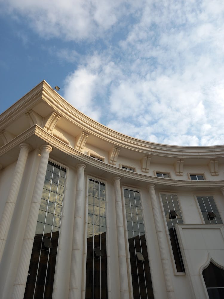 Facade Of Courthouse