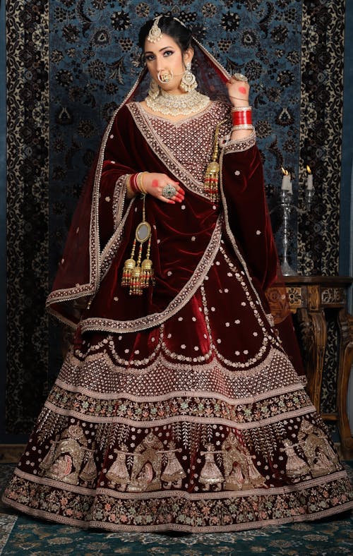 传统婚纱, 传统服装, 印度女人 的 免费素材图片