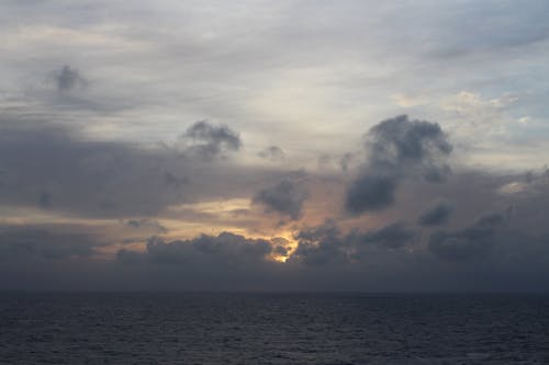 Cloudy Sky at Sunset