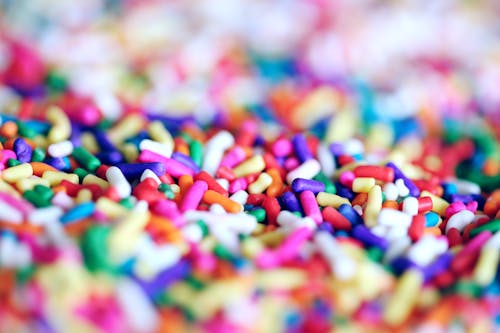 Free Colorful Sprinkles in Tilt-shift Lens  Stock Photo