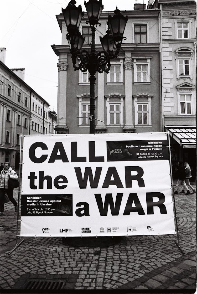 Poster About War On The Street