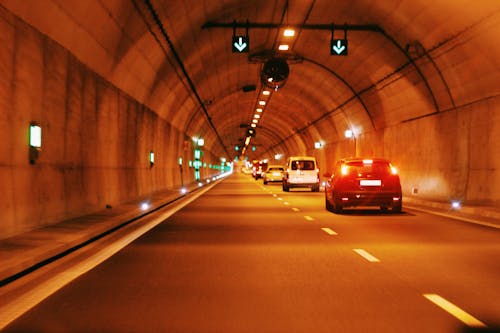 Free stock photo of road, tunnel