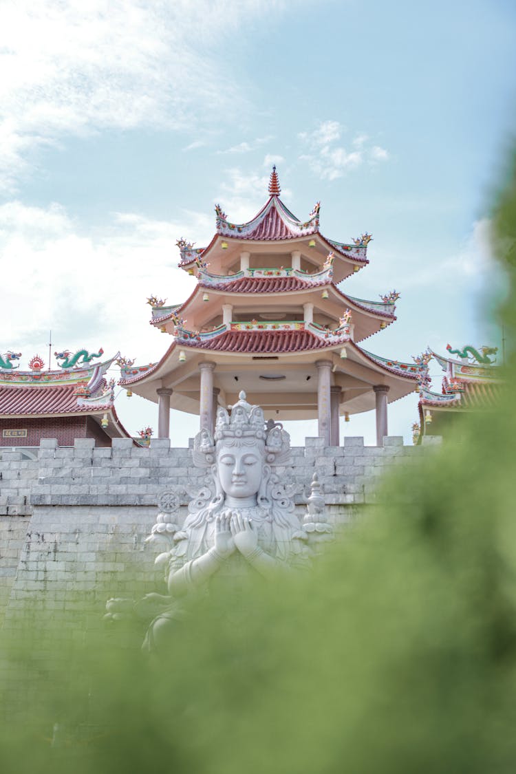 500 Lohan Temple In Indonesia