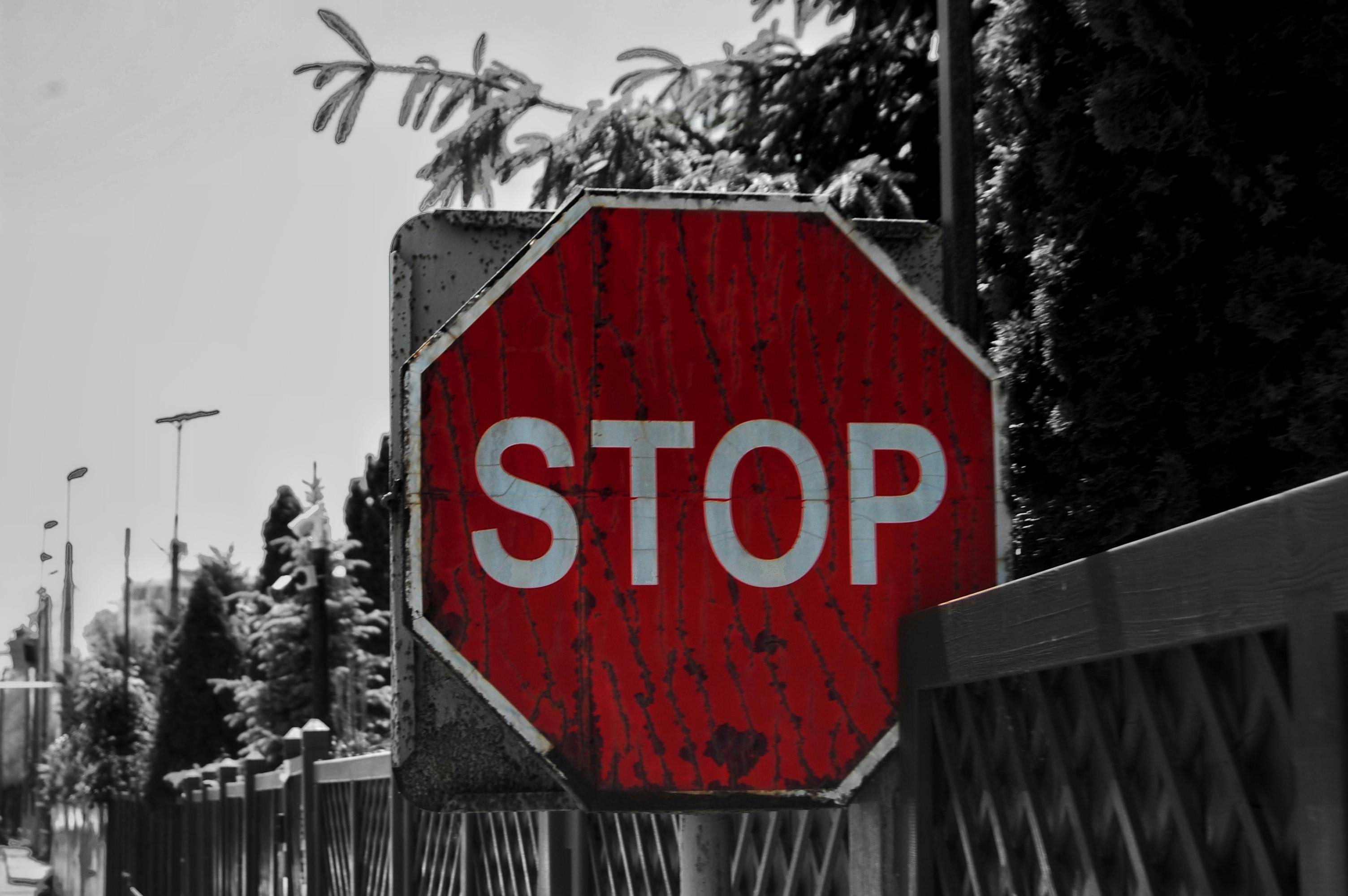 Free stock photo of road, road sign, stop
