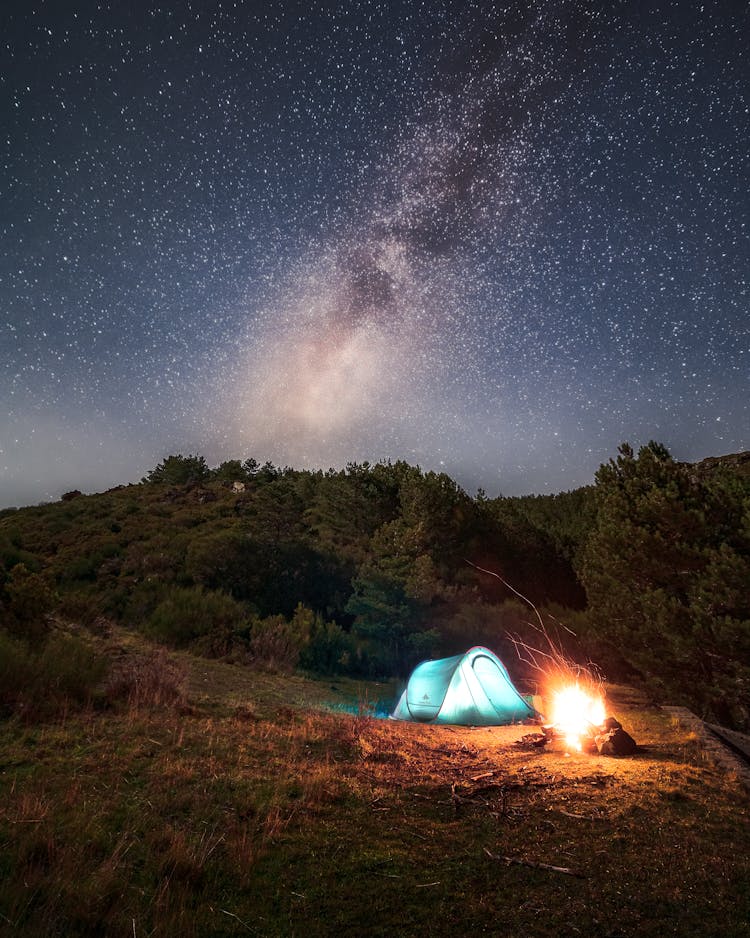 Camping Under Stars