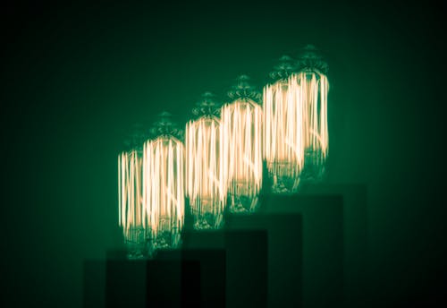Blurred Shapes of Lamps
