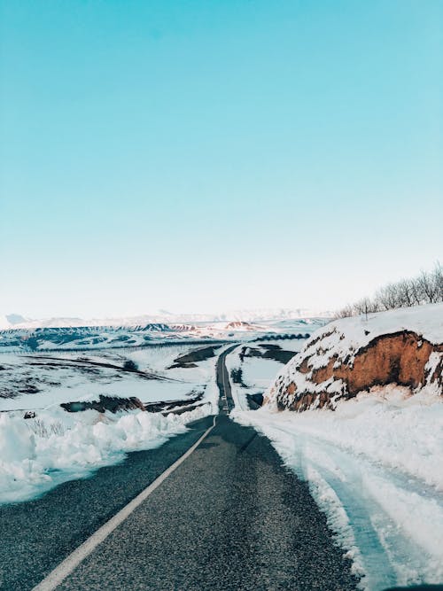 Fotos de stock gratuitas de carretera, cubierto de nieve, escarchado