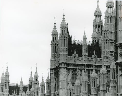 Close-up of Big Ben Gothic Facade