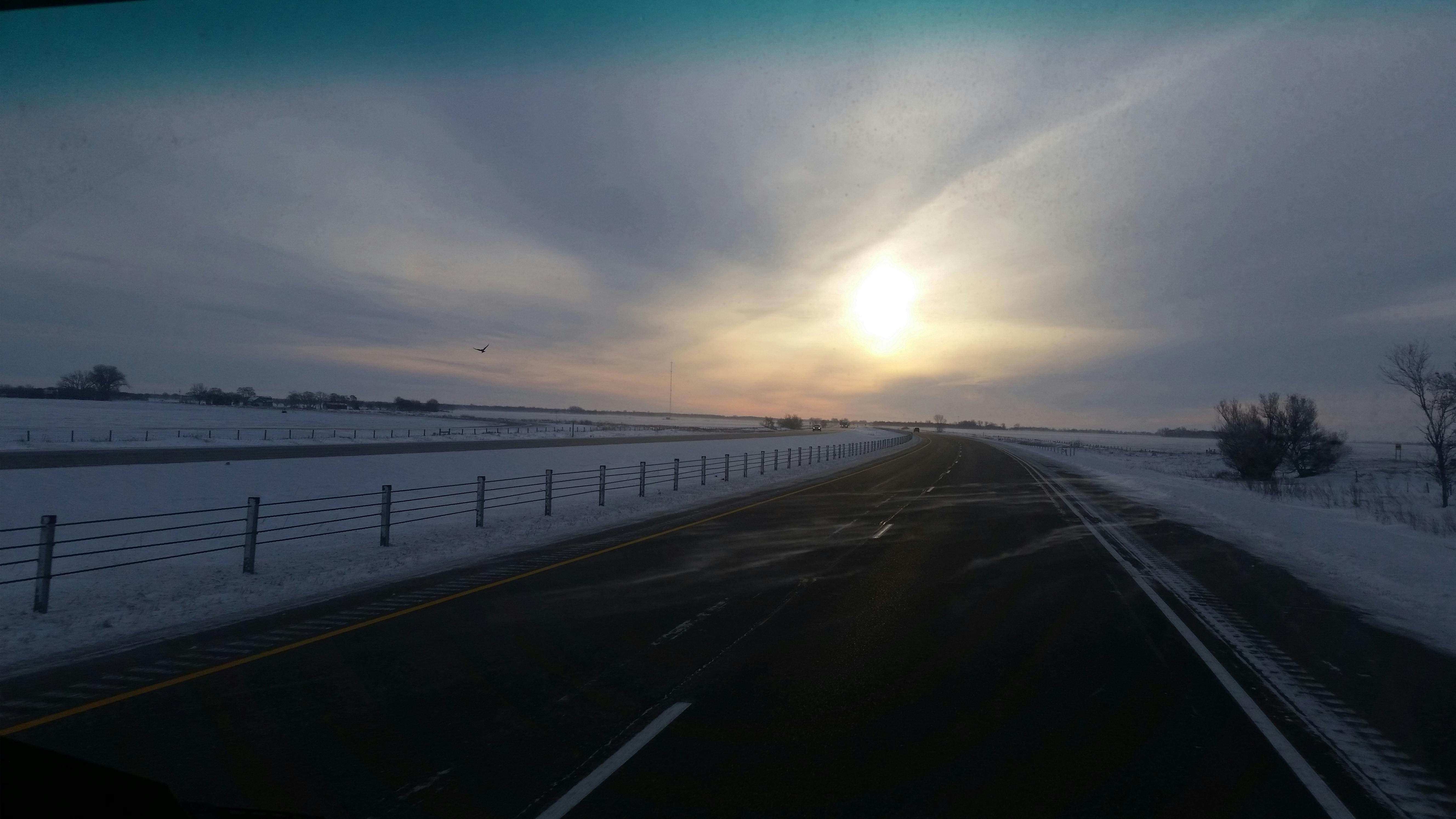Free stock photo of highway, morning sun, road