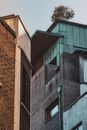 Buildings with Brick Walls