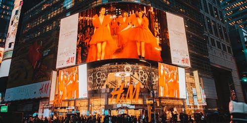 Δωρεάν στοκ φωτογραφιών με h & m, nyc, times square