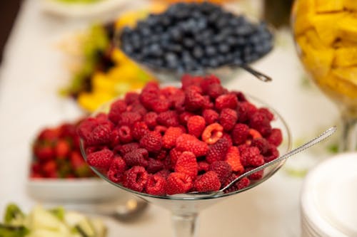 Close-Up Shot of Red Fruits