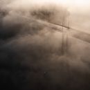 Black Cable Wire Under White Clouds