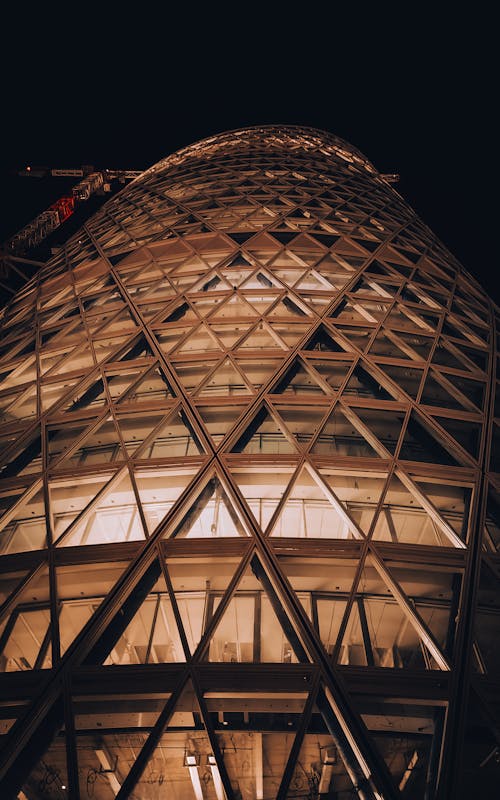 Darmowe zdjęcie z galerii z budynek od zewnątrz, futurystyczny, geometryczny