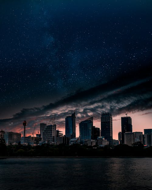 City Skyline view at Night 