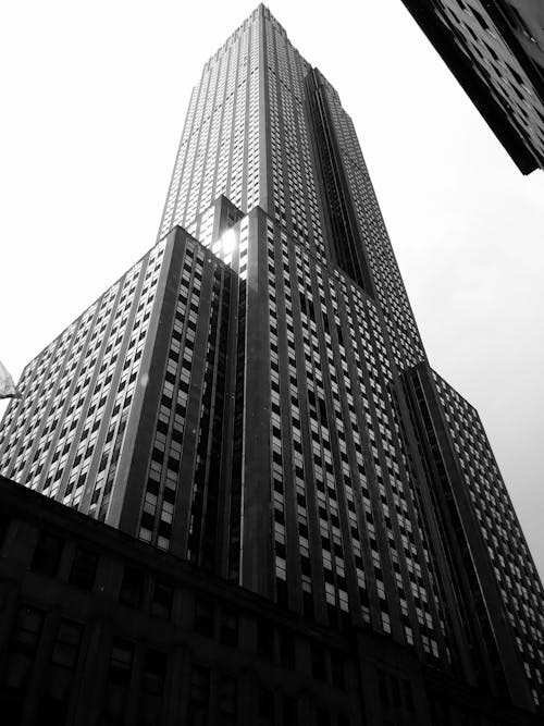 Free Low Angle Shot of Empire State Building  Stock Photo