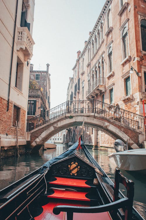 Gondola Near a Bridge