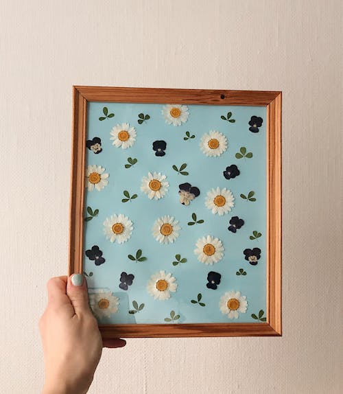 Floral Painting on Frame