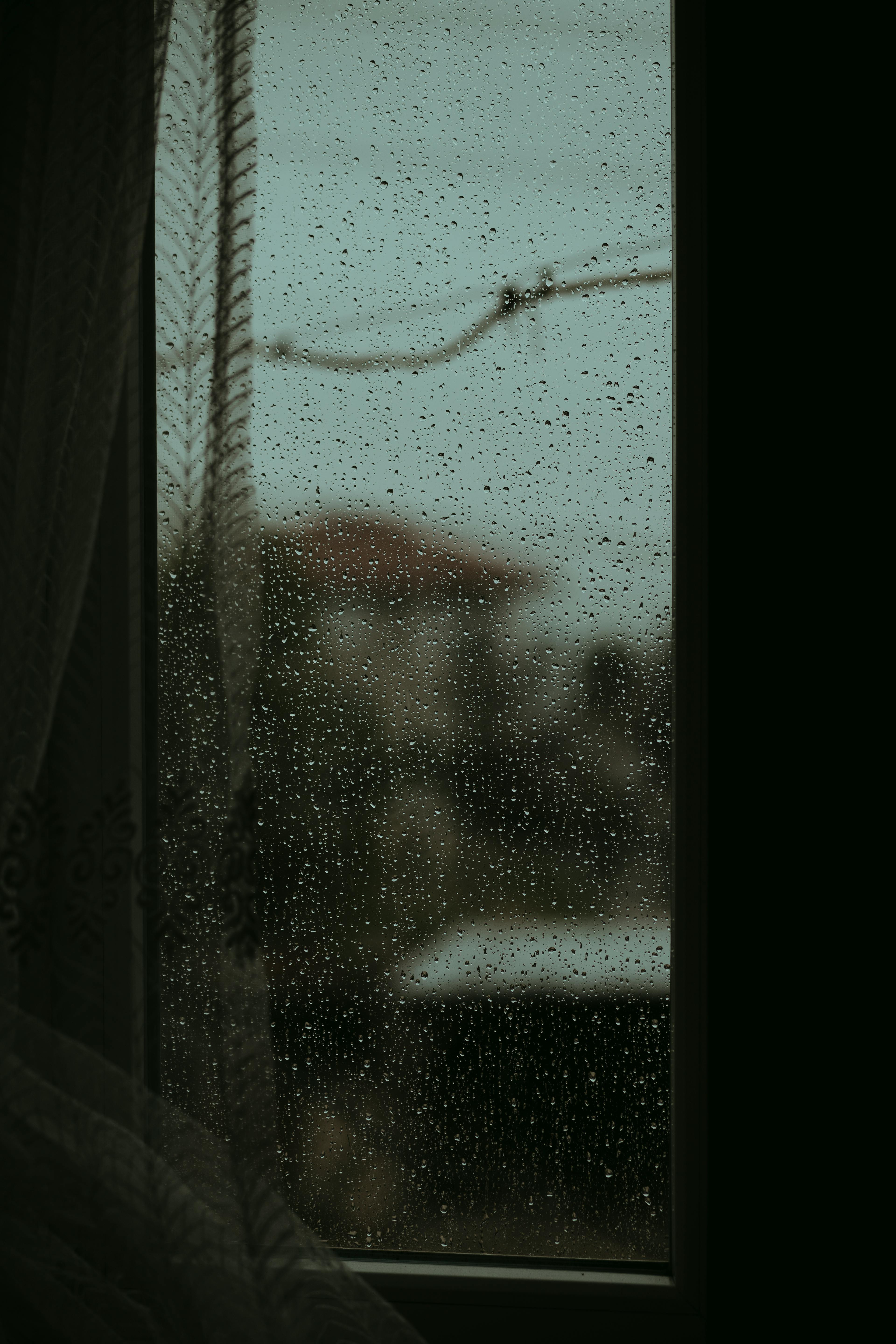 Water Droplets on Glass Window · Free Stock Photo
