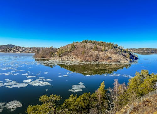 Immagine gratuita di ghiaccio sul lago, lago blu, natura meravigliosa