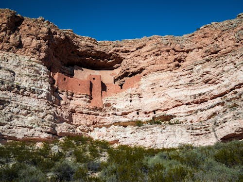 Fotos de stock gratuitas de Arizona, castillo de montezuma, cielo azul
