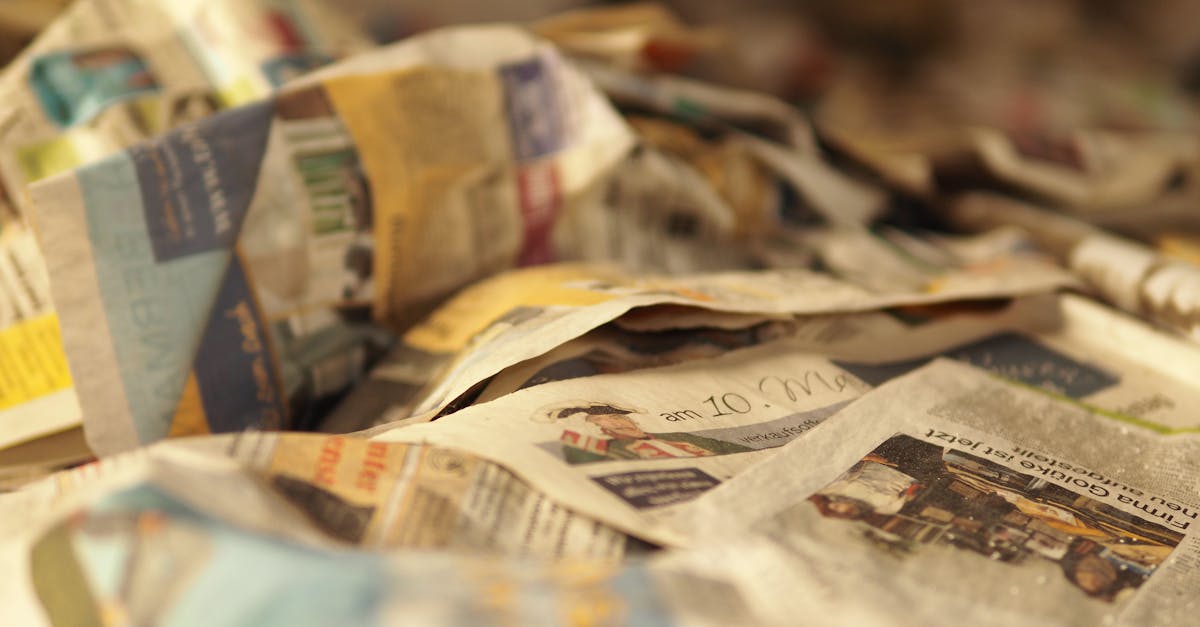 Free stock photo of newspaper, paper, sheets of paper