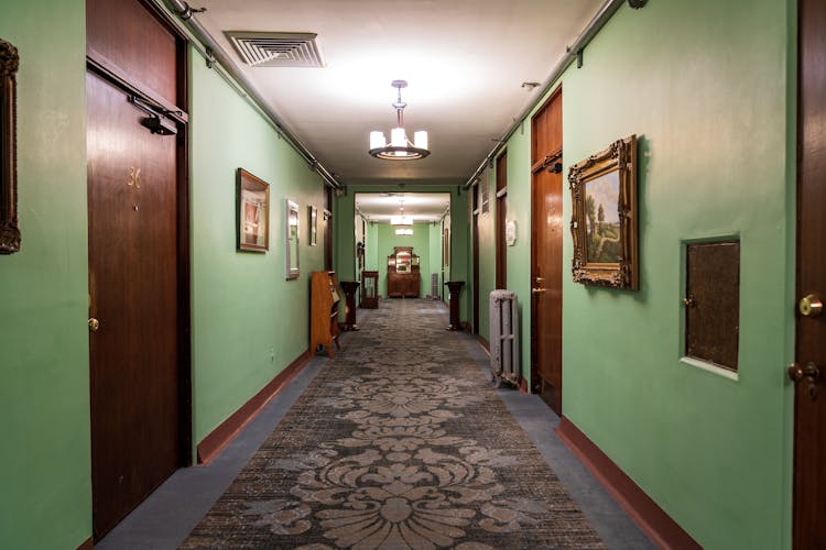 Creepy Hotel Hallway 