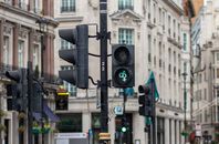 Black Traffic Light on Green Light