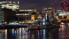 City Skyline during Night Time