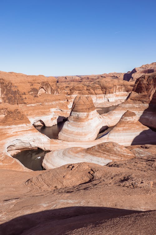 Kostnadsfri bild av bakgrund, blå himmel, geologiska formationer