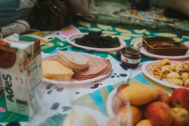 Food On A Blanket 