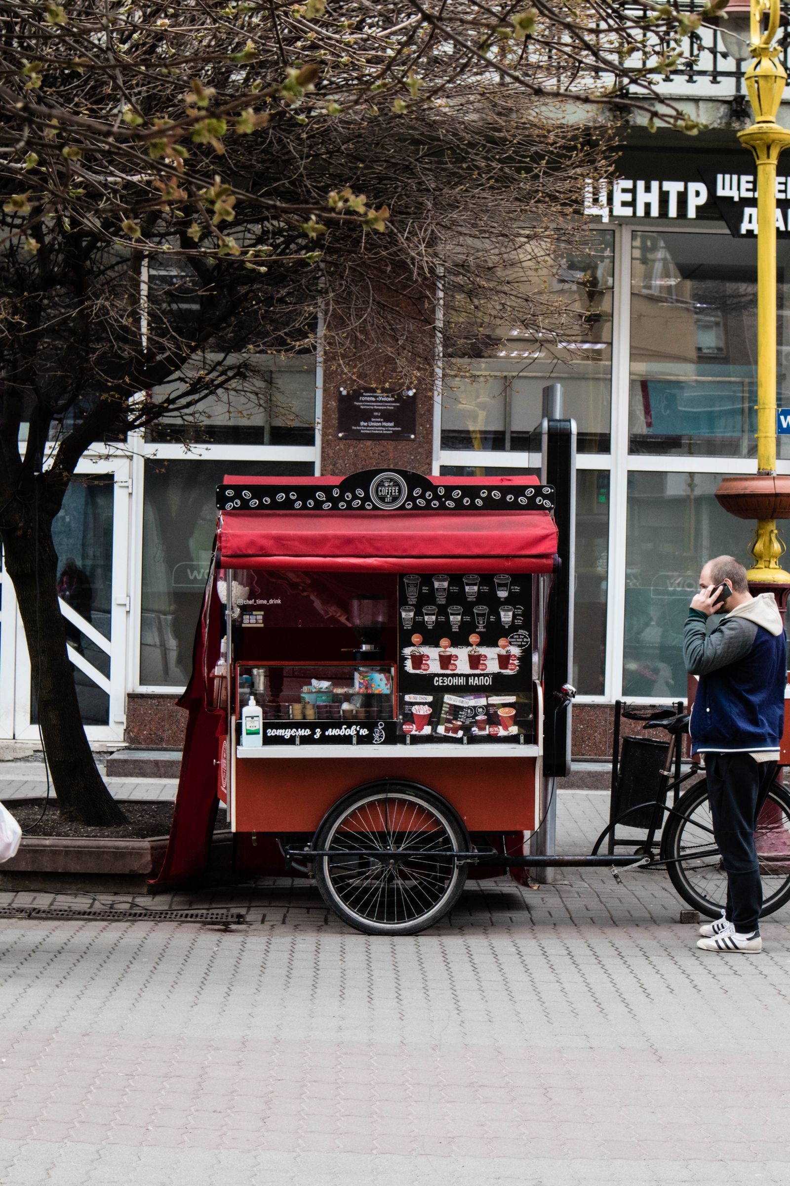 Coffee Cart Pop-Up Business service workflow
