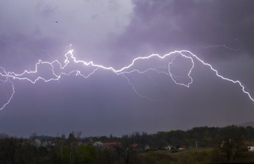 Free Lightning on Gray Sky Stock Photo