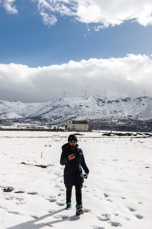 Foto profissional grátis de andando, coberto de neve, inverno