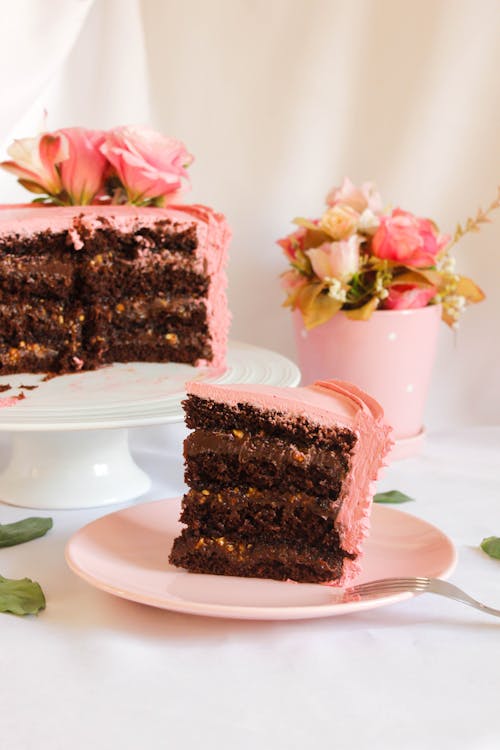 Gratis stockfoto met chocoladecake, detailopname, goed gebakken