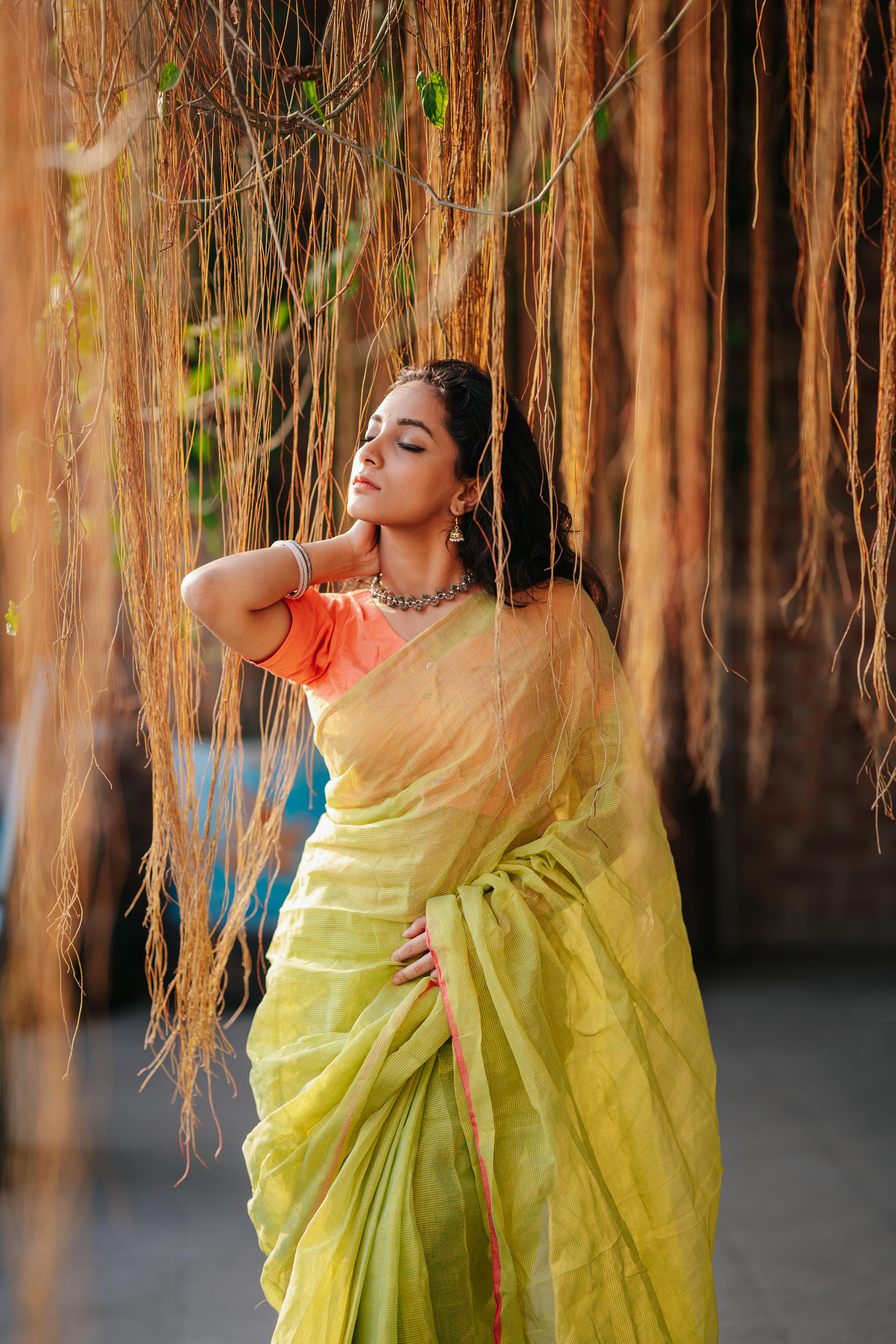 Yellow Saree - Buy Designer Sarees Online at Clothsvilla