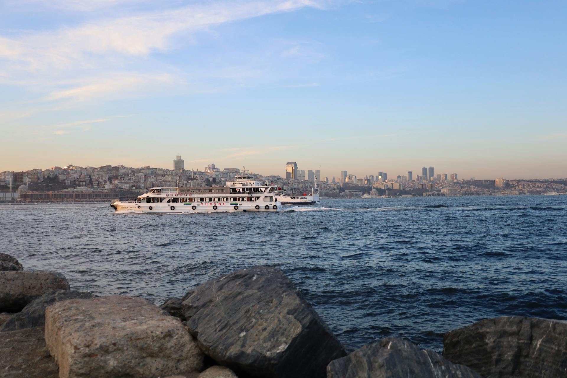 A Ferry Boat in the Bay