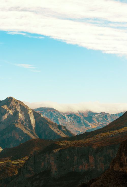 Free Breathtaking view of rugged mountains in Shkodër, Albania under a clear blue sky. Stock Photo