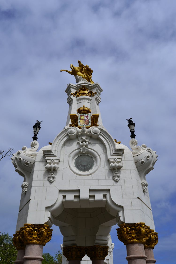 Low Angle Shot Of Maria Cristina Zubia