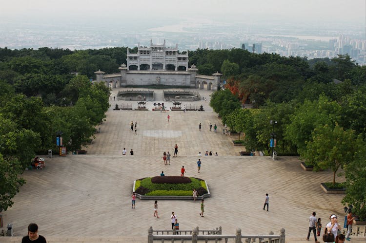 The Sun Yat-sen Mausoleum In Purple Mountain Nanjing China