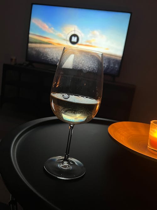 Free stock photo of night photograph, wine, wine glass