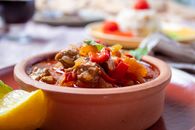 Meat Saute, Rice and Dessert at Ramadan Tables