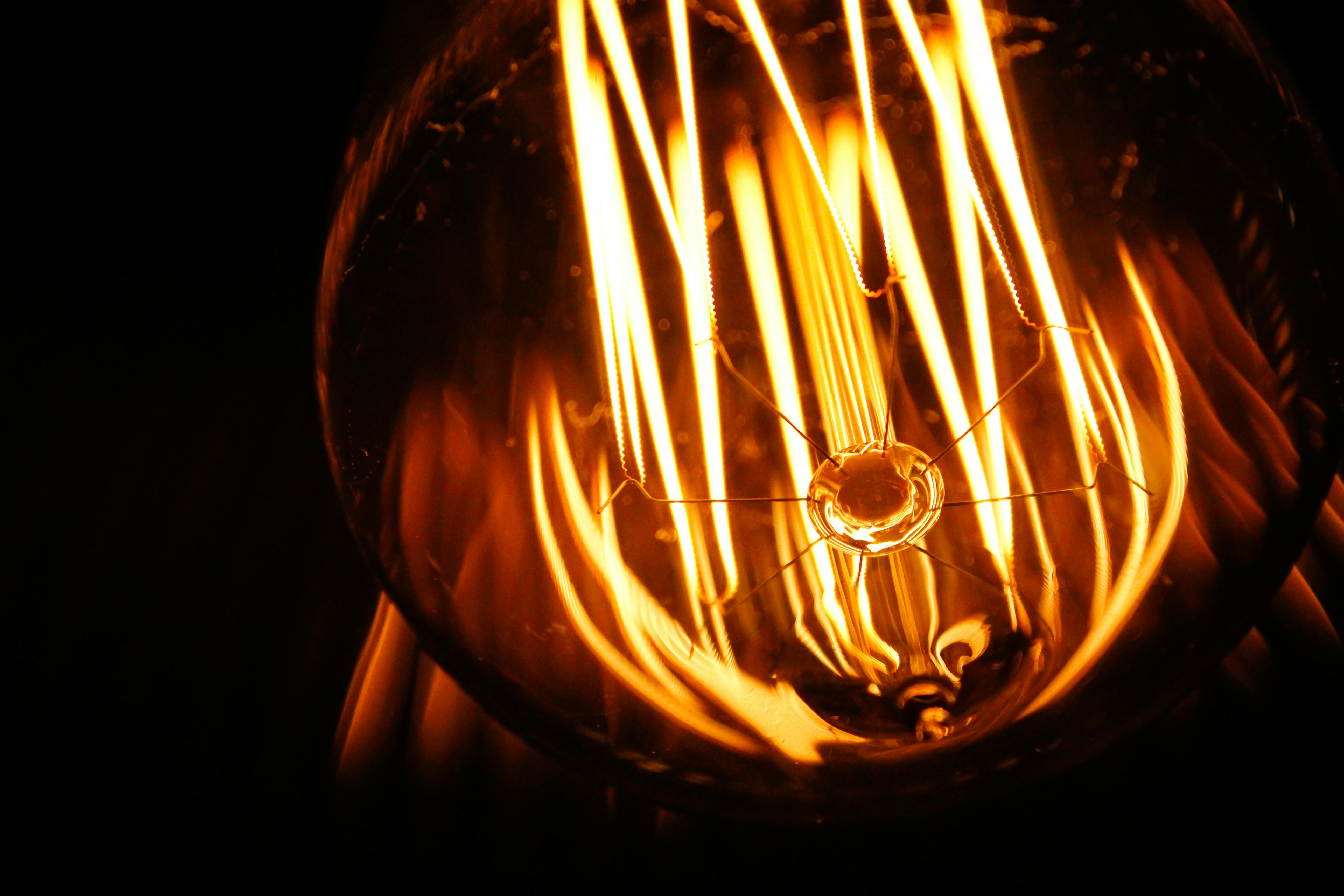 Closeup Photo of a Light Bulb · Free Stock Photo