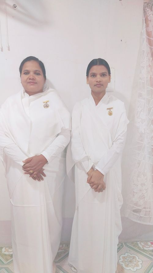 Free BkRama didi and BKShanu didi Stock Photo