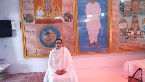 Free BK Manjusha didi ji senior Rajiv ka teacher Jagdalpur Stock Photo