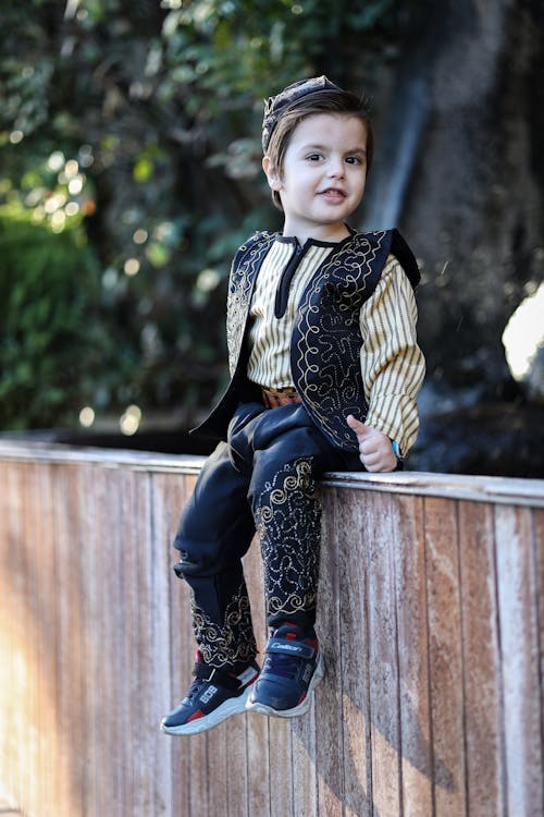 Child Wearing a Costume