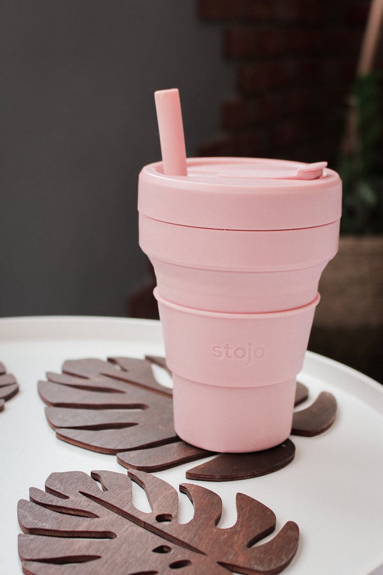 Pink Silicone Eco Cup 