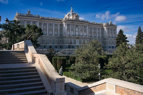 Ảnh lưu trữ miễn phí về cung điện hoàng gia madrid, dấu mốc nổi tiếng, di tích lịch sử