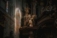 Gold Statue of a Man